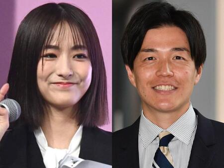 　田村真子アナウンサー（左）、南波雅俊アナウンサー