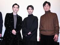 　トークで会場を盛り上げた（左から）吉沢亮、横浜流星、利相日監督（撮影・金田祐二）