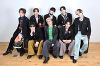 　新シングル「スターライトランデブー」をリリースしたＯＣＴＰＡＴＨ（前列左から）太田駿静、栗田航兵、海帆、（後列同）古瀬直輝、高橋わたる、四谷真佑、西島蓮汰、小堀柊（撮影・伊藤笙子）