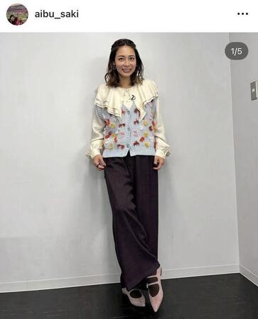 相武紗季のインスタグラム＠ａｉｂｕ＿ｓａｋｉ（１２月１２日付）より