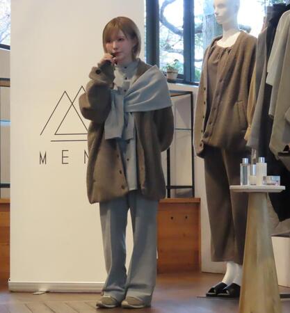 　新ライフスタイルブランド「ＭＥＮＤ」を立ち上げた益若つばさ