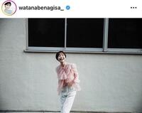 　渡邊渚アナのインスタグラム＠ｗａｔａｎａｂｅｎａｇｉｓａ＿より 