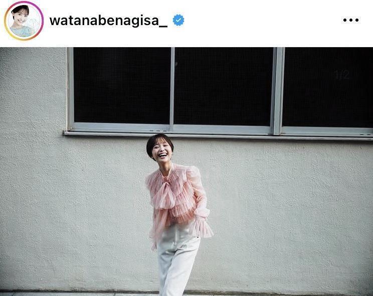 　渡邊渚アナのインスタグラム＠ｗａｔａｎａｂｅｎａｇｉｓａ＿より 
