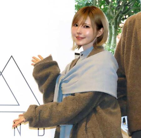 　新ライフスタイルブランド「ＭＥＮＤ」立ち上げ発表会を行った益若つばさ