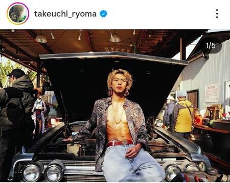 　竹内涼真のインスタグラム＠ｔａｋｅｕｃｈｉ＿ｒｙｏｍａより 