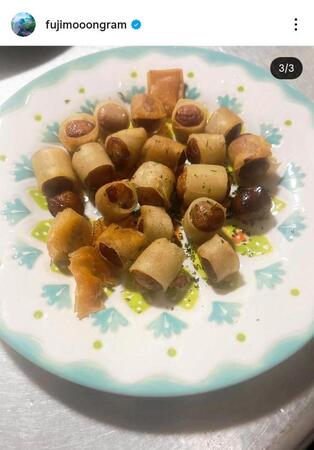 　次女の手料理。藤本敏史のインスタグラム＠ｆｕｊｉｍｏｏｏｎｇｒａｍ（１２月１８日付）より