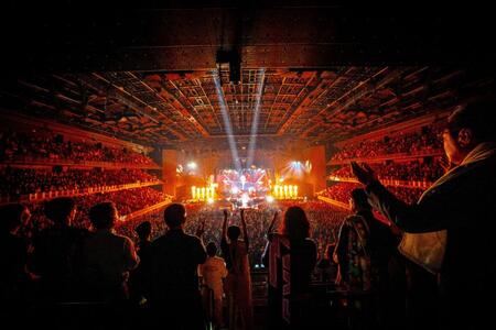 　矢沢永吉のツアーファイナルが行われた横浜・ぴあアリーナＭＭ（ＨＩＲＯ　ＫＩＭＵＲＡ撮影）