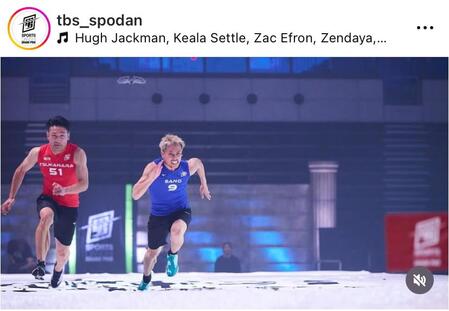 　今年春の同番組での佐野岳。最強スポーツ男子頂上決戦【ＴＢＳ公式】のインスタグラム＠ｔｂｓ＿ｓｐｏｄａｎより