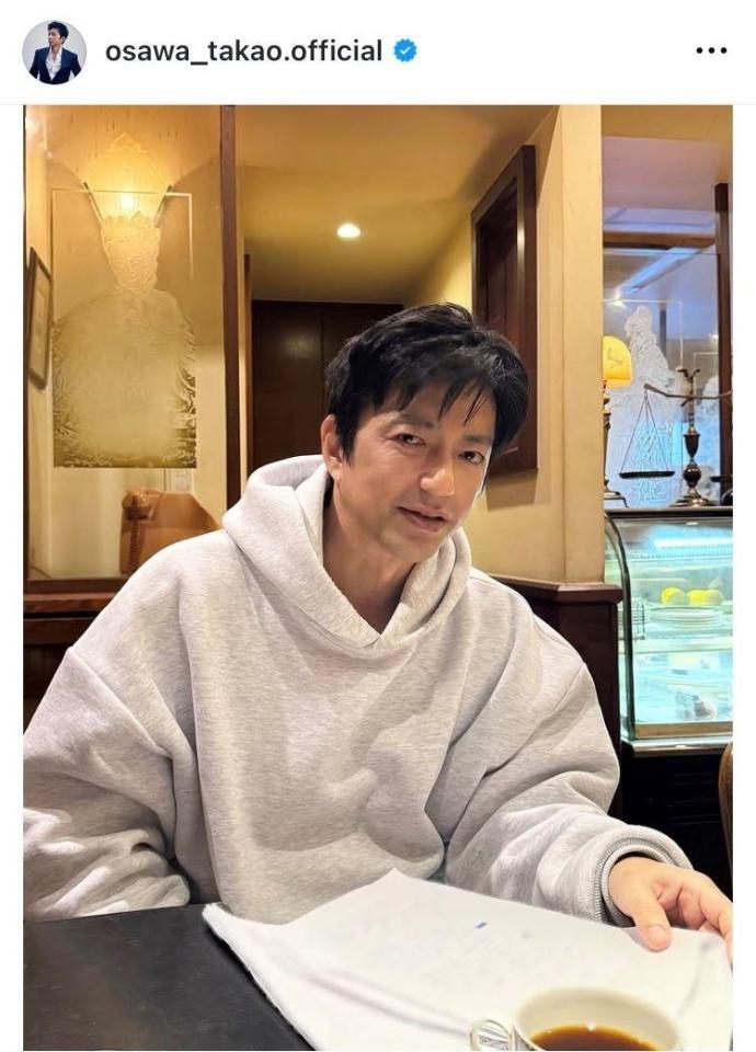 　大沢たかおのインスタグラム＠ｏｓａｗａ＿ｔａｋａｏ．ｏｆｆｉｃｉａｌから