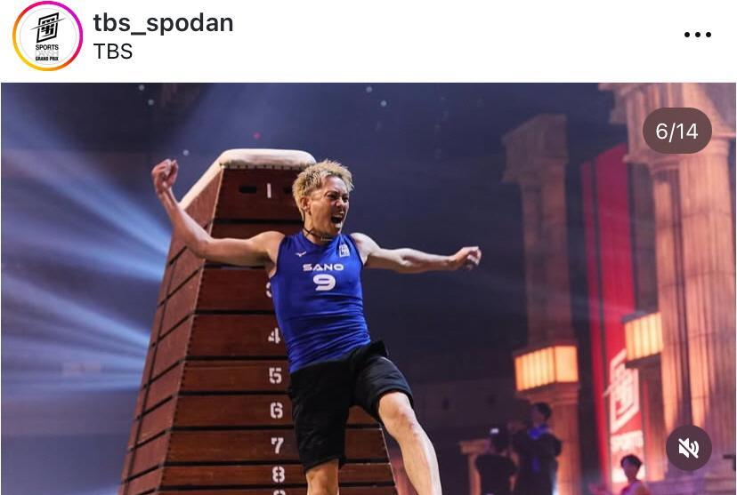 　今年春の同番組での佐野岳。最強スポーツ男子頂上決戦【ＴＢＳ公式】のインスタグラム＠ｔｂｓ＿ｓｐｏｄａｎより