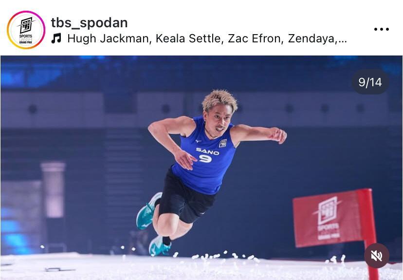 　今年春の同番組での佐野岳。最強スポーツ男子頂上決戦【ＴＢＳ公式】のインスタグラム＠ｔｂｓ＿ｓｐｏｄａｎより