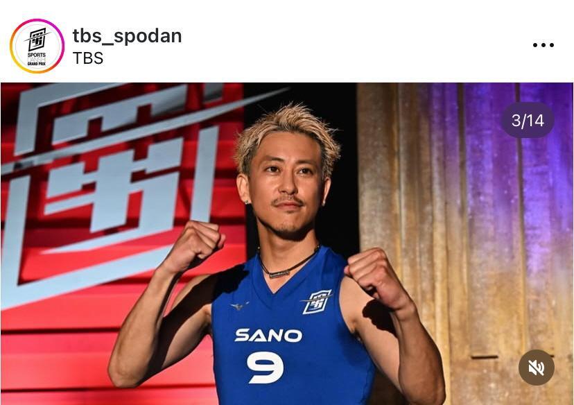 　今年春の同番組での佐野岳。最強スポーツ男子頂上決戦【ＴＢＳ公式】のインスタグラム＠ｔｂｓ＿ｓｐｏｄａｎより