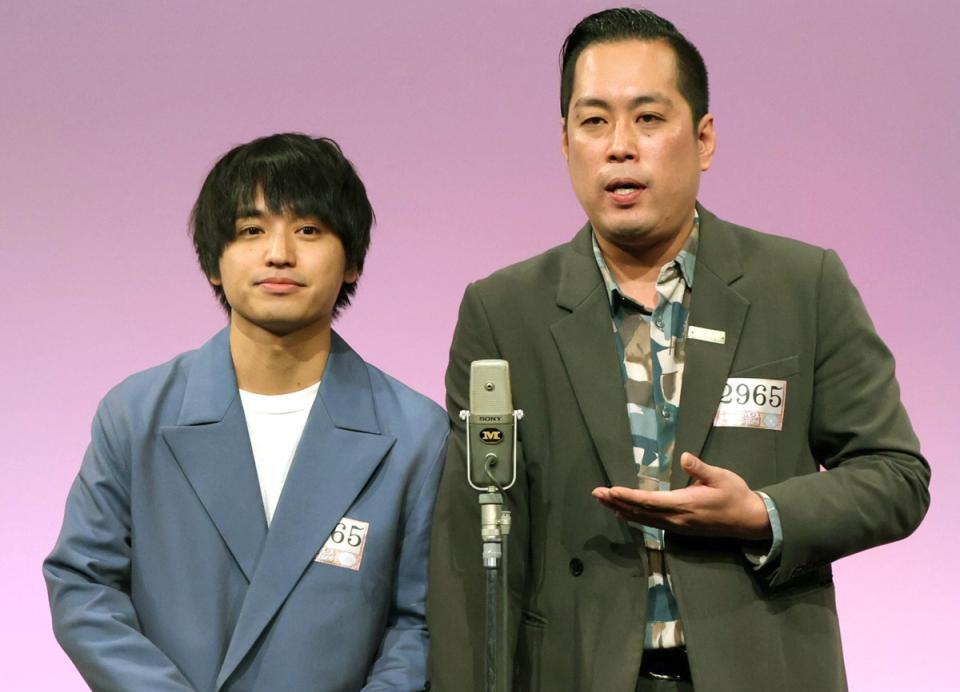 　エバース・佐々木隆史（左）と町田和樹