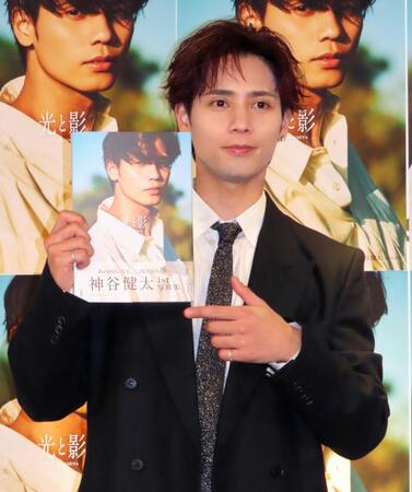 　初写真集の発売記念イベントを行った神谷健太