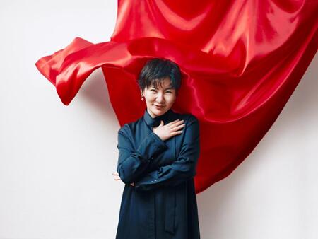 　映画「黄金泥棒」の主題歌を担当した広瀬香美