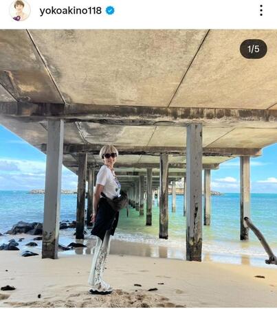 秋野暢子のインスタグラム＠ｙｏｋｏａｋｉｎｏ１１８（１２月２３日付）より