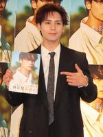 　初写真集の発売記念イベントを行った神谷健太＝東京・渋谷