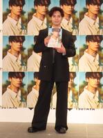 　初写真集の発売記念イベントを行った神谷健太＝東京・渋谷