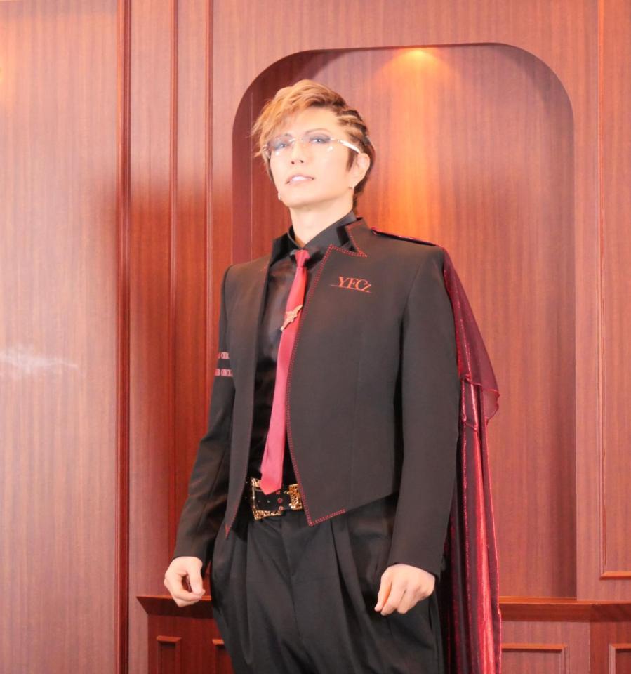 　公演前に取材に応じたＧＡＣＫＴ