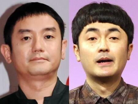 　ゆず・岩沢厚治（左）とたくろう・赤木裕