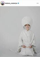 　忽滑谷こころアナのインスタグラム＠ｋｏｋｏｒｏ＿ｎｕｋａｒｉｙａ（７月２５日付）より