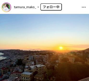 　田村真子アナのインスタグラム （＠ｔａｍｕｒａ＿ｍａｋｏ＿）より