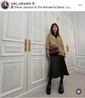 パリで。高岡早紀のインスタグラム＠ｓａｋｉ＿ｔａｋａｏｋａ（１２月２５日付）より 