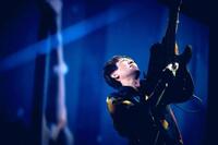 　ラストライブを行ったＡｑｕａ　Ｔｉｍｅｚの大介（撮影；笹原　清明、Ｄａｉｋｉ　Ｍｉｕｒａ）