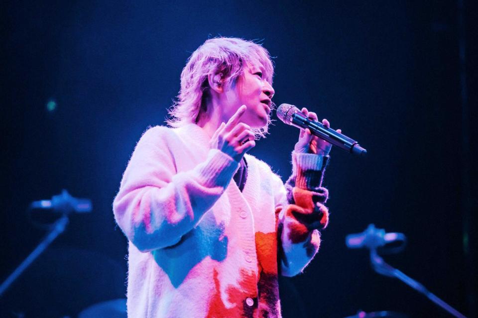 　Ａｑｕａ　Ｔｉｍｅｚの太志（撮影・笹原清明、Ｄａｉｋｉ　Ｍｉｕｒａ）