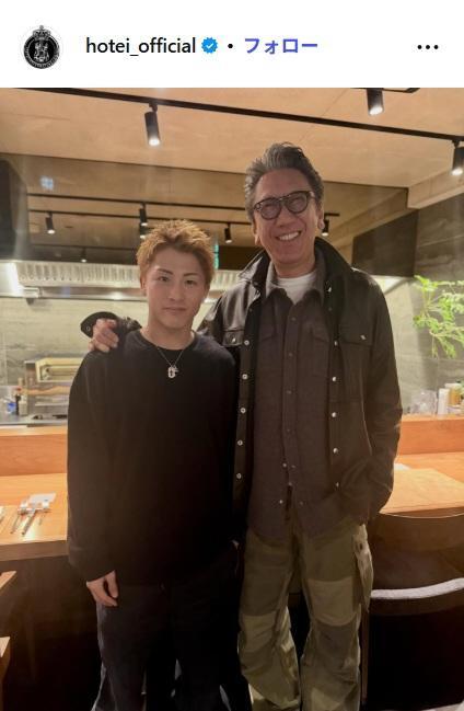 　布袋寅泰のインスタグラム（＠ｈｏｔｅｉ＿ｏｆｆｉｃｉａｌ）から