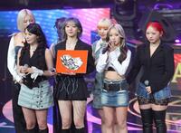 　最優秀新人賞を受賞したＨＡＮＡ（撮影・西岡正）