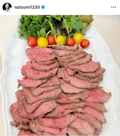 さすが超豪華！小川菜摘のインスタグラム＠ｎａｔｓｕｍｉ１２３０より