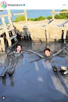 この時は笑顔で泥だらけだったけどｗ井上咲楽のインスタグラム＠ｂｌｉｎｇ２ｓａｋｕｒａより