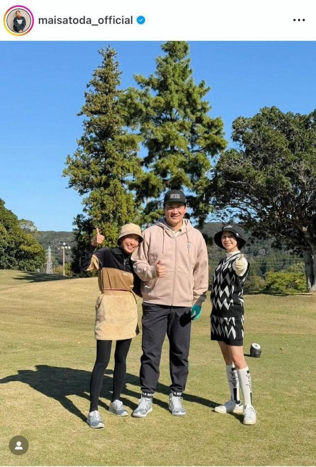 ももクロと夫婦でゴルフ！里田まいのインスタグラム＠ｍａｉｓａｔｏｄａ＿ｏｆｆｉｃｉａｌより