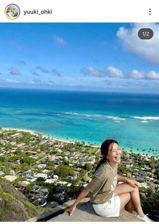 大木優紀さんのインスタグラム＠ｙｕｕｋｉ＿ｏｈｋｉ（１月１日付）より