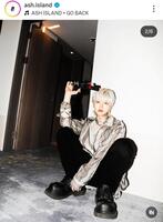 ちゃんみなの夫、ＡＳＨ　ＩＳＬＡＮＤのインスタグラム＠ａｓｈ．ｉｓｌａｎｄ（２４年１２月２４日付）より