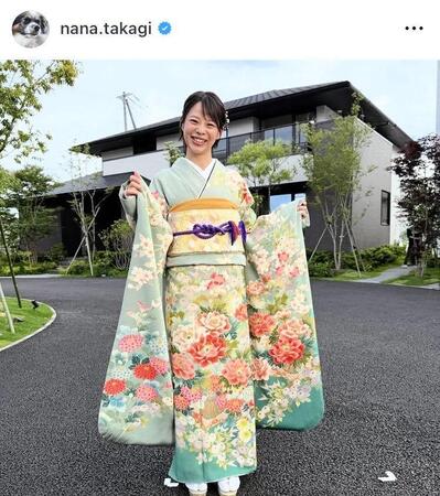 高木菜那さんのインスタグラム＠ｎａｎａ．ｔａｋａｇｉ（１月２日付）より