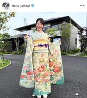 高木菜那さんのインスタグラム＠ｎａｎａ．ｔａｋａｇｉ（１月２日付）より
