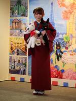 　着物姿で登場した中川翔子