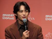 　Ｍｉｓｔｅｒ　Ｄｏｎｕｔ×ＧＯＤＩＶＡ新商品発表会に出席した神尾楓珠