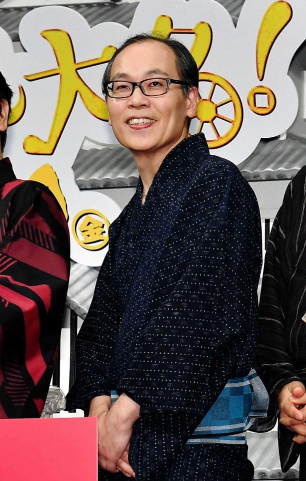 　「引っ越し大名」完成披露試写会に登場した正名僕蔵（２０１９年）