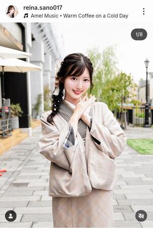 　佐野麗奈のインスタグラム（＠ｒｅｉｎａ．ｓａｎｏ０１７）から