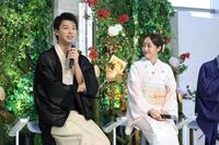 　トークで笑顔の竹内涼真（左）と井上真央（撮影・金田祐二）