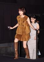 　登壇する南沙良（撮影・石井剣太郎）