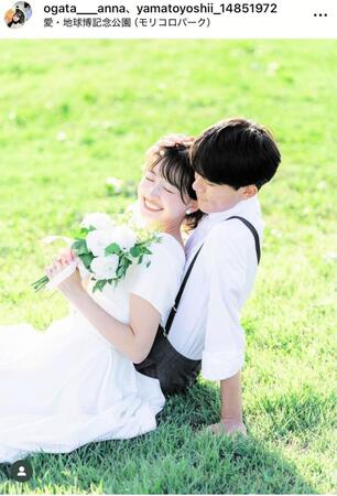 尾形杏奈アナウンサーのインスタグラム＠ｏｇａｔａ＿＿ａｎｎａより