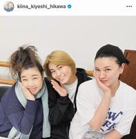 中島唱子（左）の近影がアップされた氷川きよしインスタグラム＠ｋｉｉｎａ＿ｋｉｙｏｓｈｉ＿ｈｉｋａｗａ