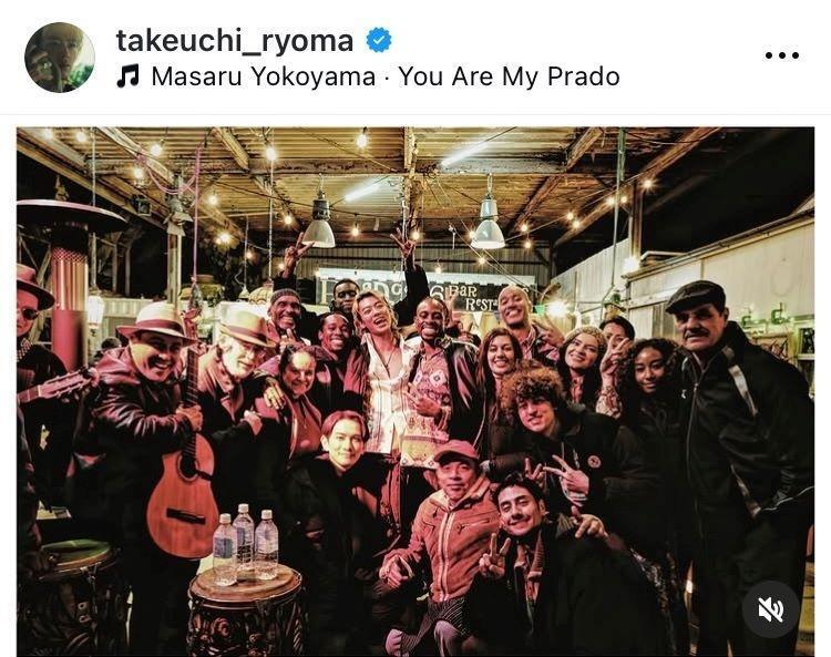 　竹内涼真のインスタグラム＠ｔａｋｅｕｃｈｉ＿ｒｙｏｍａより