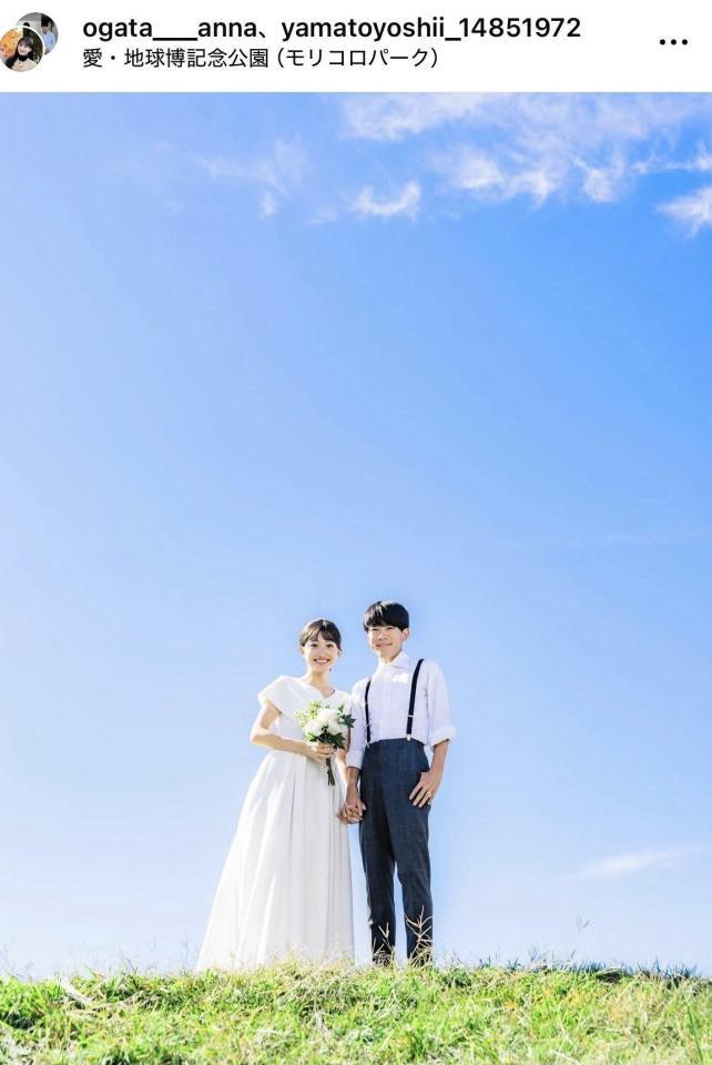 尾形杏奈アナウンサーのインスタグラム＠ｏｇａｔａ＿＿ａｎｎａより