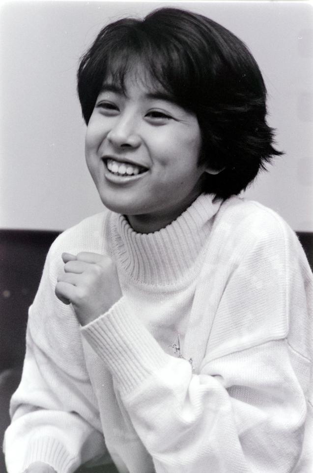 　八木さおり（１９８７年２月撮影）