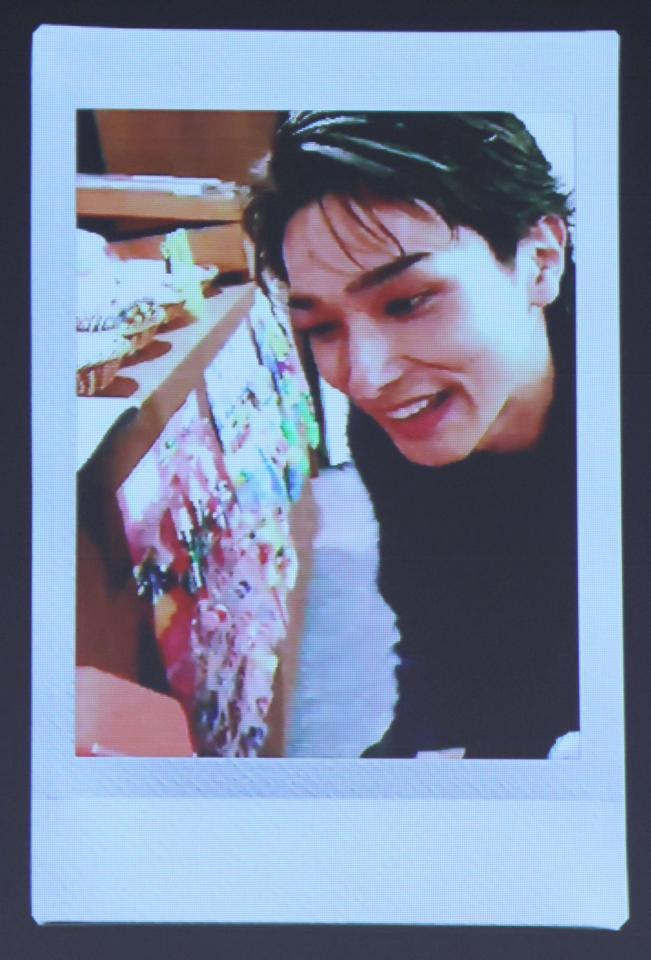 広瀬すずが撮影した横浜流星のチェキ画像（撮影・西岡正）